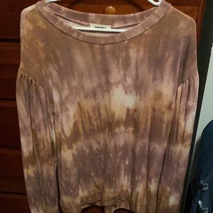 Tye dye long sleeve shirt